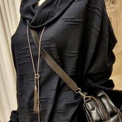 Herbst-/Winter-Outfit-Collage in Schwarz